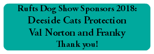 Pet Show Sponsors 2016: Deeside Cats Protection Val Norton and Franky Thank you!